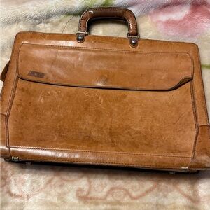 Renwick Brown Leather brief case